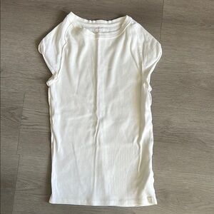 We The Free Ribbed White Tee